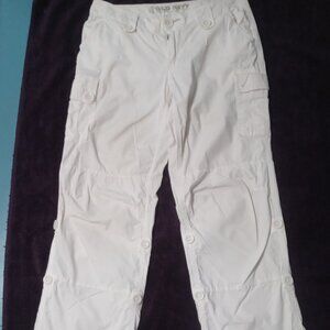 Old Navy White Cargo Pants